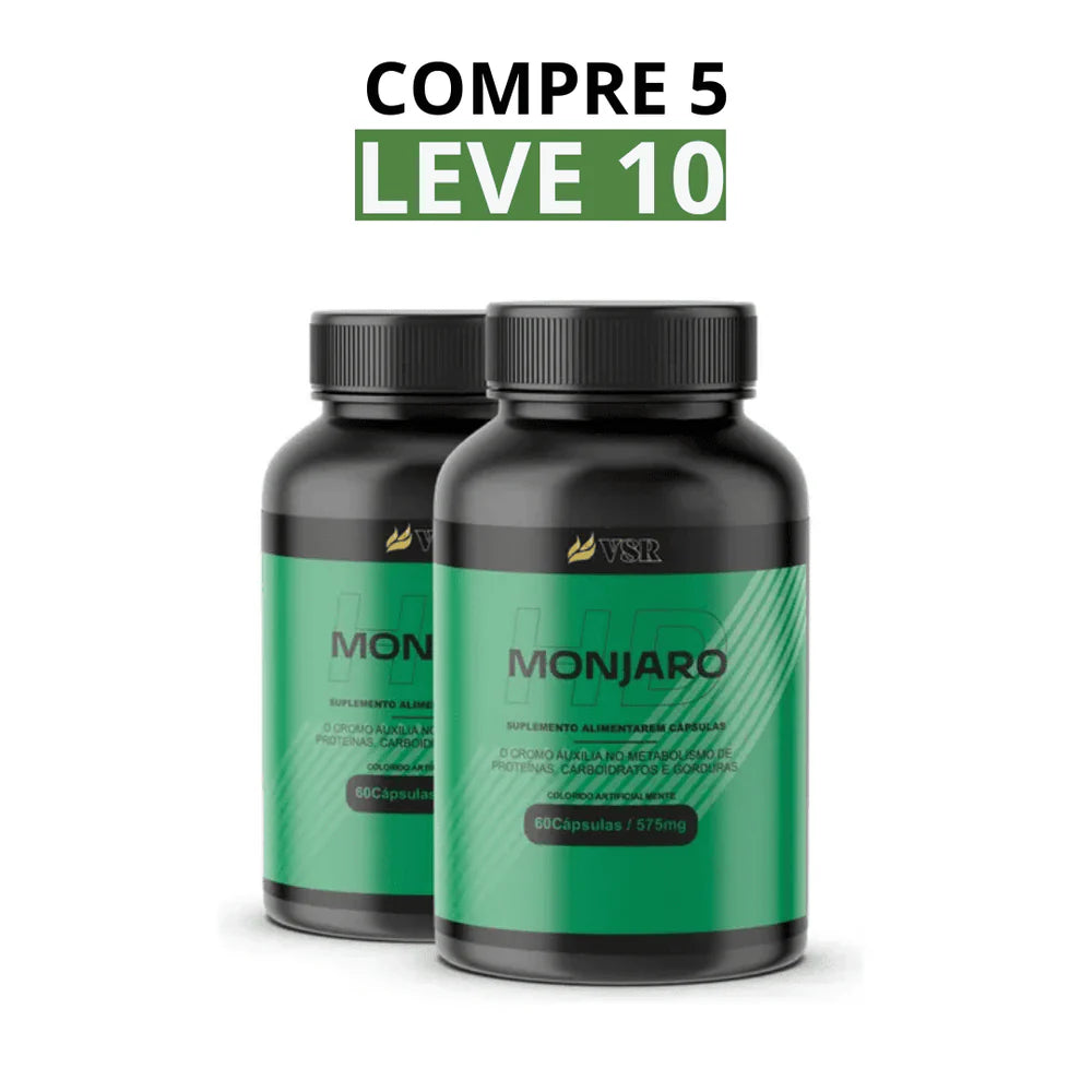 Monjaro HD 60 Caps - Bem-Estar Metabólico com Fórmula Natural