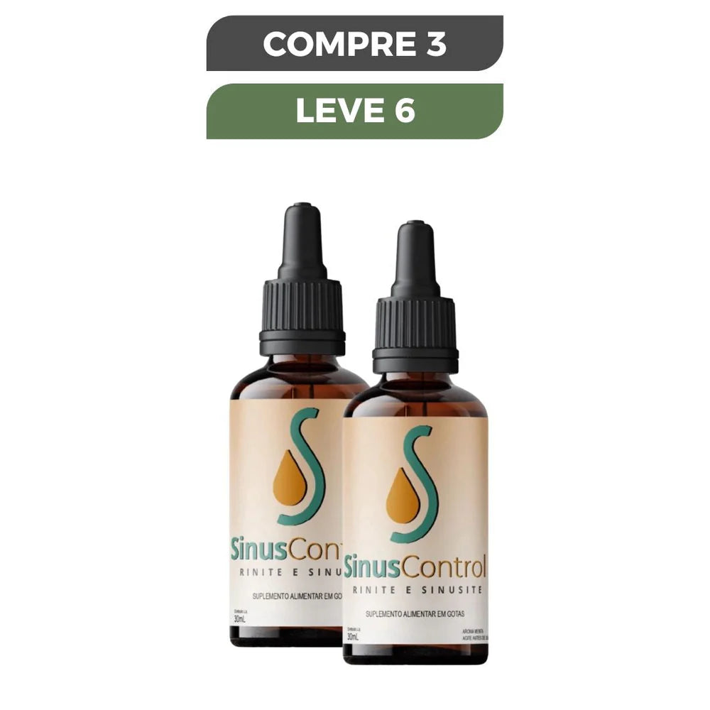 SINUS CONTROL 30ML - SUPORTE PARA O SISTEMA RESPIRATÓRIO