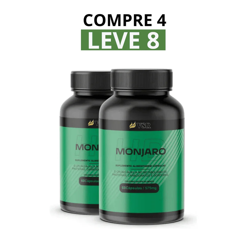 Monjaro HD 60 Caps - Bem-Estar Metabólico com Fórmula Natural