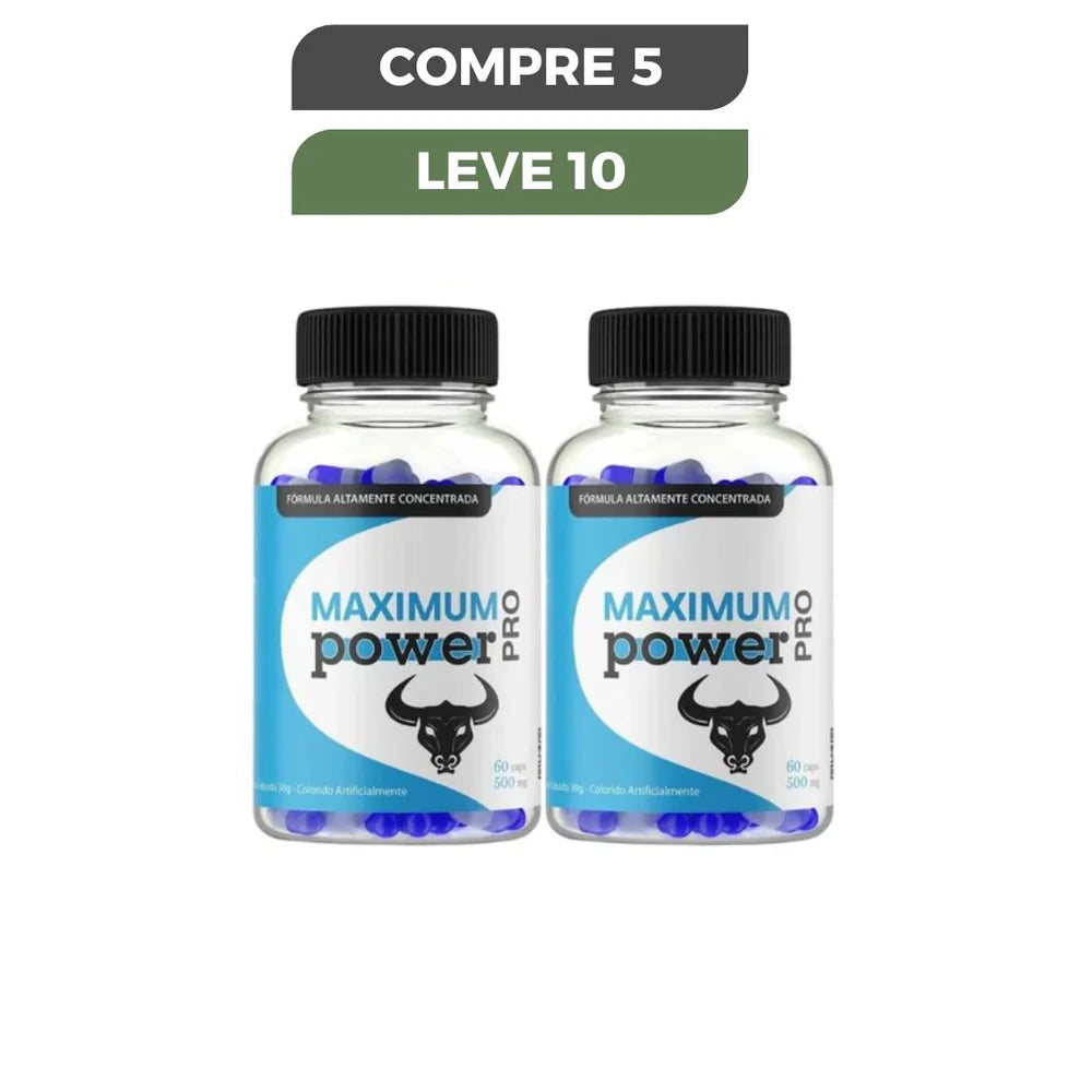 MAXIMUM POWER - DESEMPENHO
MASCULINO E POTÊNCIA