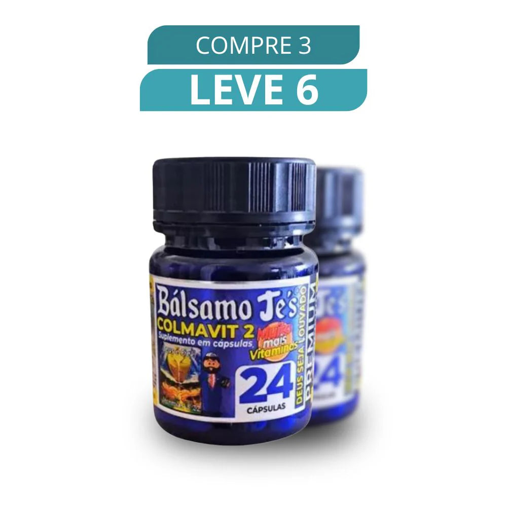Bálsamo Je's 48 Cápsulas - Alívio Para Dores e Articulações + Frete Grátis