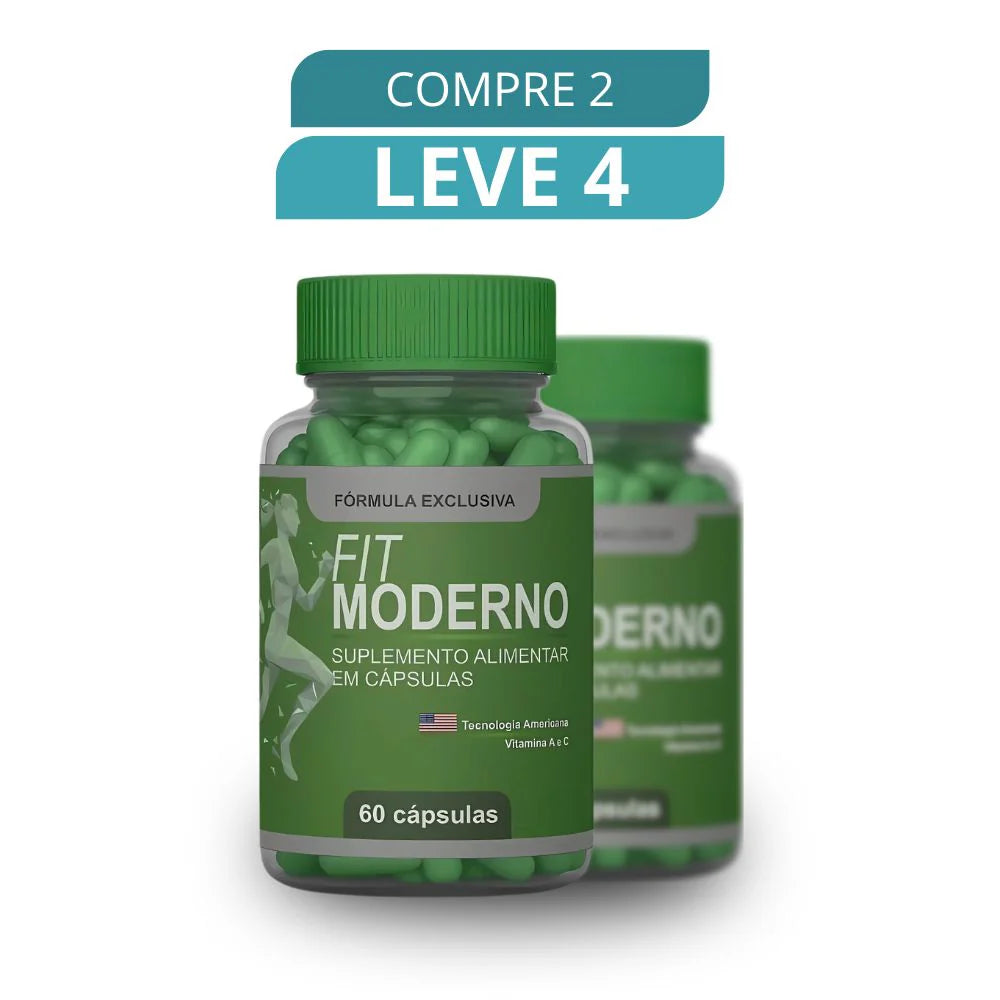 FIT MODERNO 60 CÁPSULAS - EMAGRECIMENTO E PERDA DE PESO + FRETE GRÁTIS