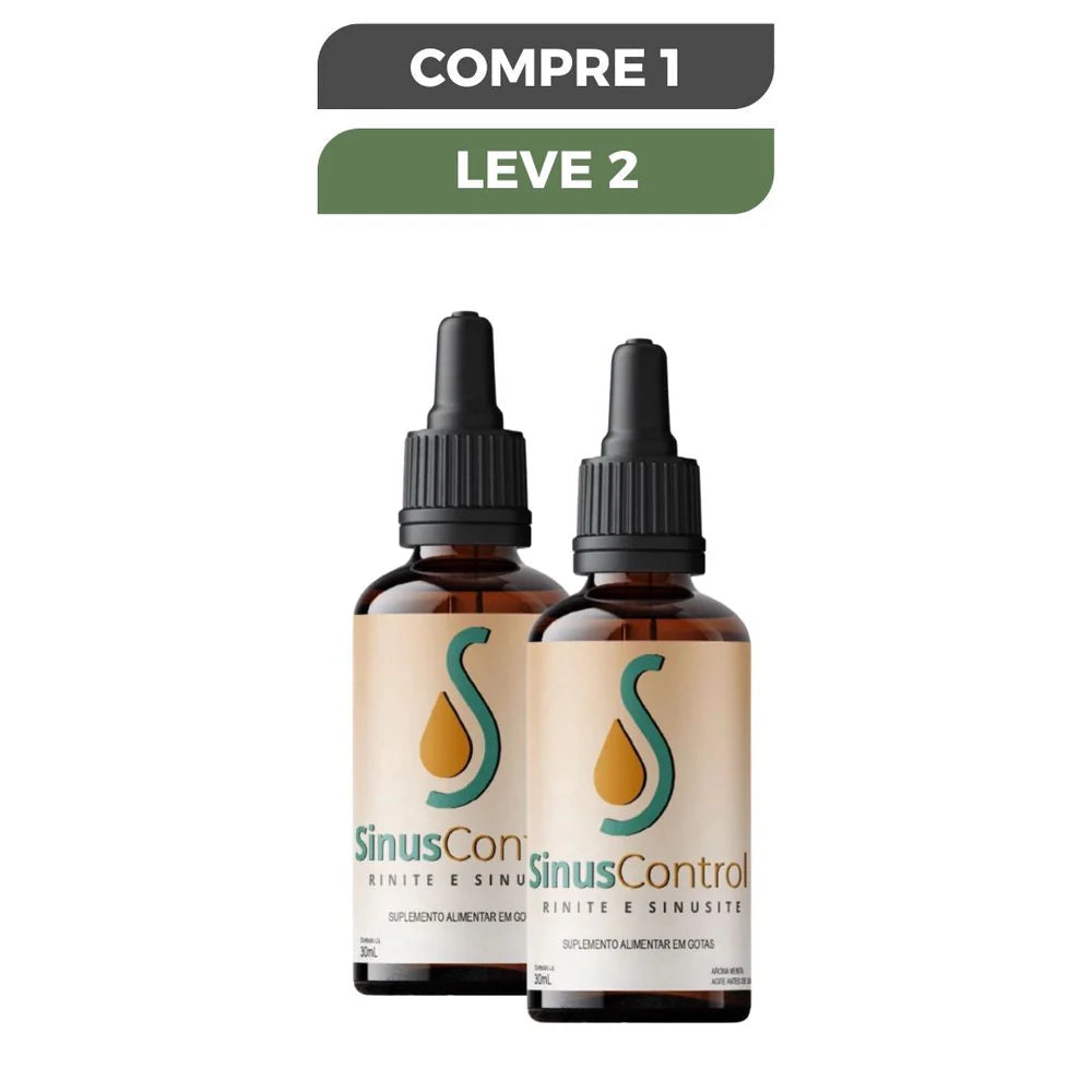 SINUS CONTROL 30ML - SUPORTE PARA O SISTEMA RESPIRATÓRIO