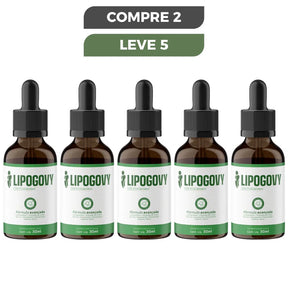 LIPOGOVY GOTAS 30ML - EMAGRECIMENTO EFICAZ - PROMOÇÃO OFICIAL