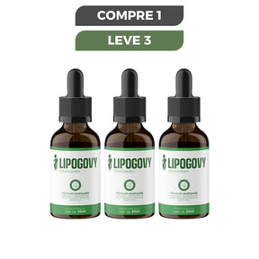 LIPOGOVY GOTAS 30ML - EMAGRECIMENTO EFICAZ - PROMOÇÃO OFICIAL