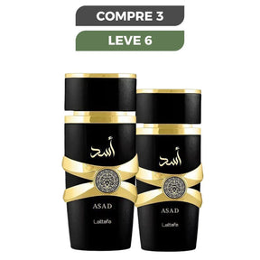 ASAD LATTAFA EAU DE PARFUM - PERFUME MASCULINO 100ML + BRINDES EXCLUSIVOS