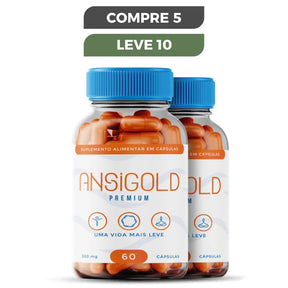 ANSIGOLD 60 CÁPSULAS - MAIS EQUILIBRIO E TRANQUILIDADE NO DIA A DIA