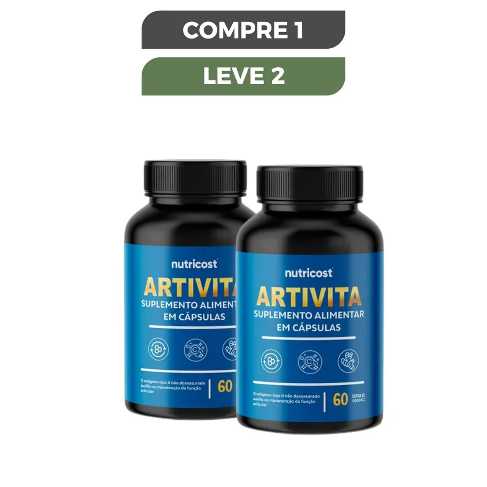ARTIVITA 60 CÁPSULAS - RECUPERE SUA FLEXIBILIDADE E VIDA ATIVA