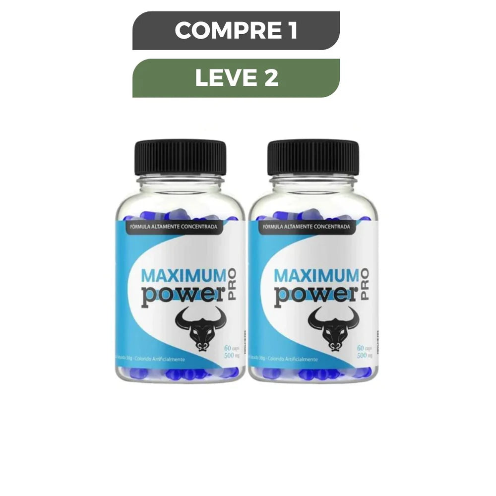 MAXIMUM POWER - DESEMPENHO
MASCULINO E POTÊNCIA