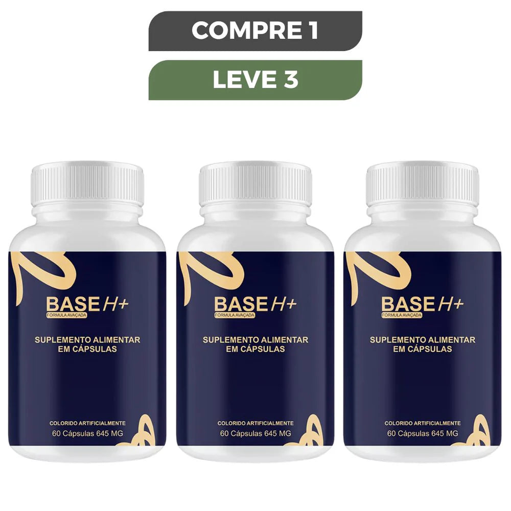 BASE H+ 60 Cápsulas 500mg - Promoção Exclusiva