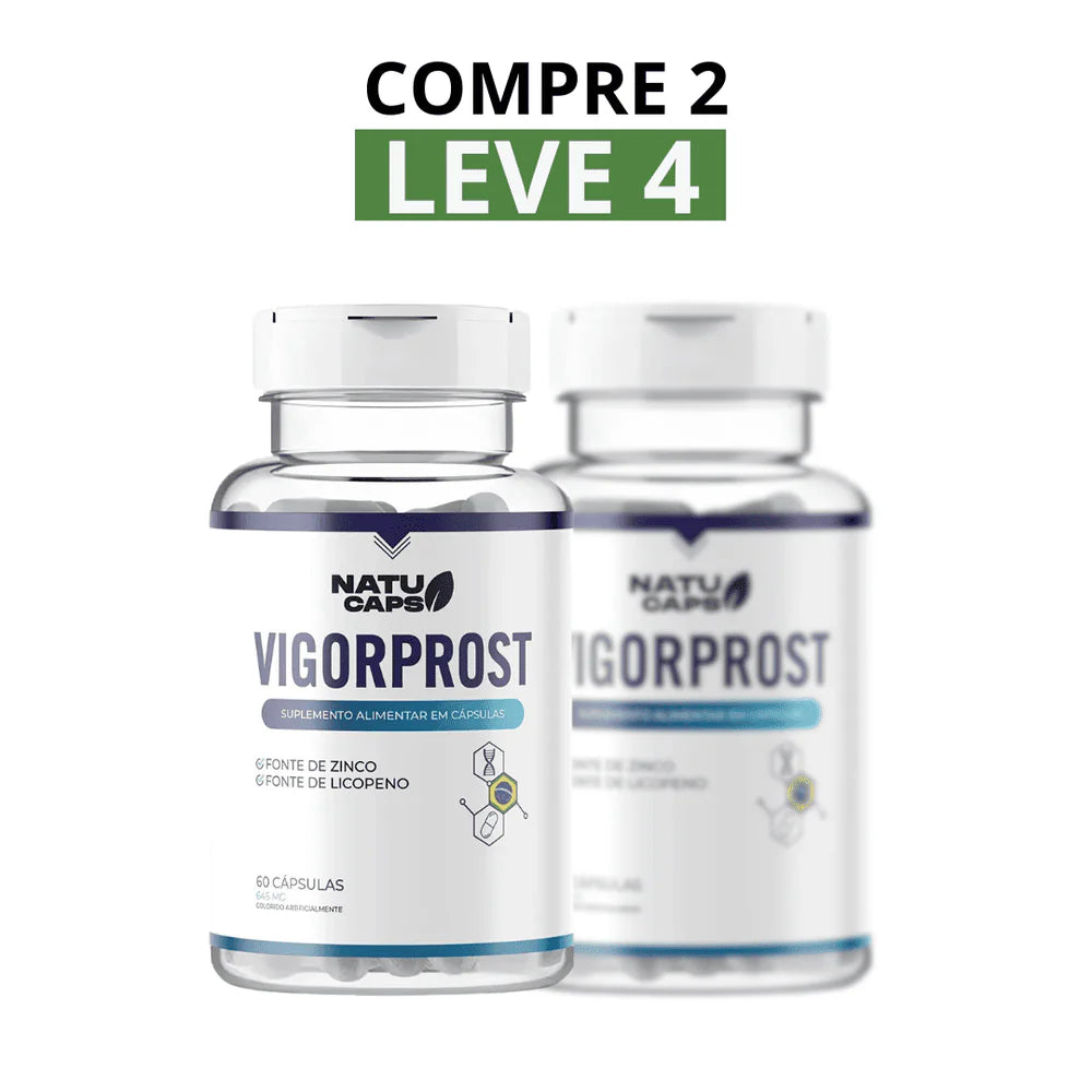 Vigorprost - Fórmula com Nutrientes Selecionados para o Bem-Estar da Próstata